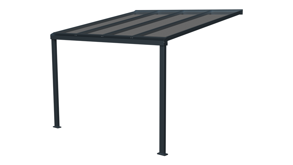 Carport aluminium adossé BÉZIERS