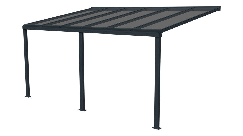 Carport aluminium adossé BÉZIERS